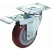 Heavy Duty Plain Bearing Roller PU Caster