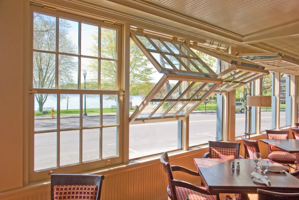 Best quality aluminum bifolding window with glass