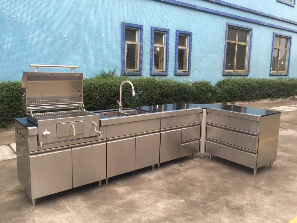 Outdoor Kitchen Cabinets Stainless Steel - Image to u