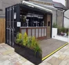 Modern coffee shop counters coffee bar 40ft container shop booth food Kiosk modular shipping container restaurant