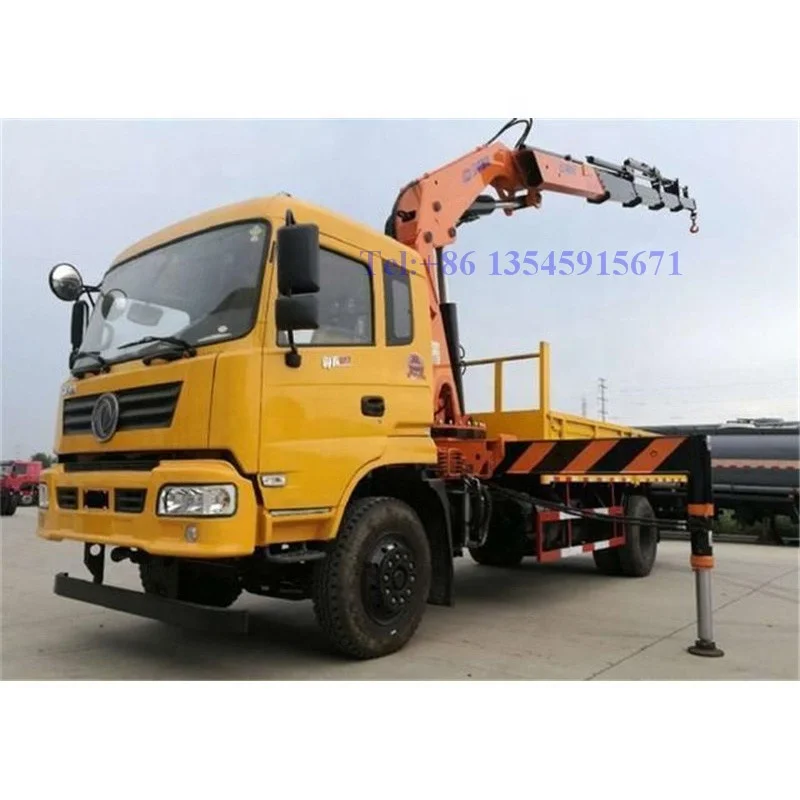 Dongfeng Truck Mounted Crane,Dump Truck With Crane,Dump Crane Buy