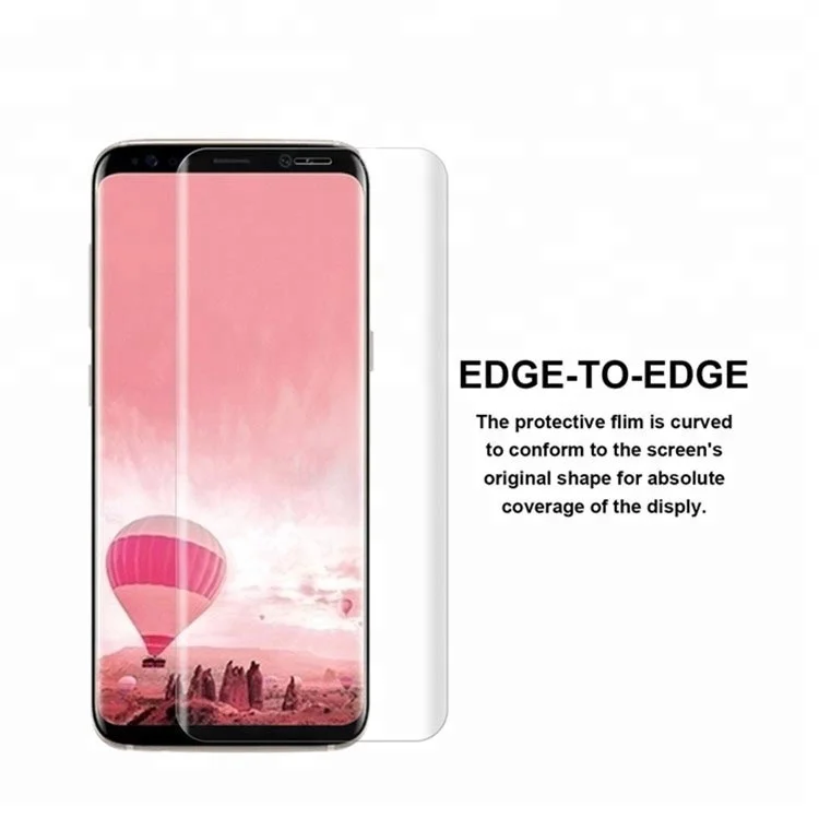 
LITO 2018 New protects 3D full coverage Nano tpu Screen Protector with install tool for Samsung Galaxy S8 S8 Plus 