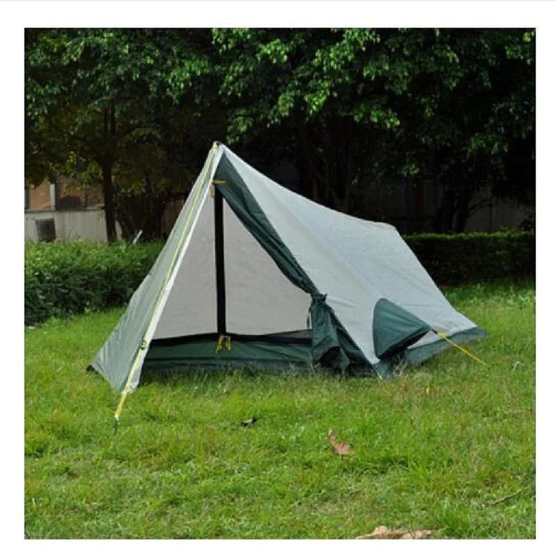 

one person single layer camping fishing tent 1 bedroom & 1 mall for hiking traveling beach park