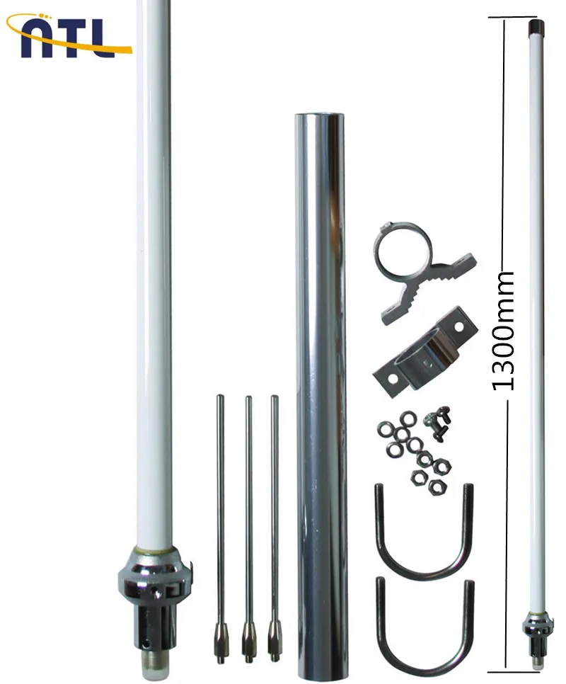 
(Manufactory) Outdoor Fiberglass 144/430MHz Dual Band VHF Omni Base Station Antennas 