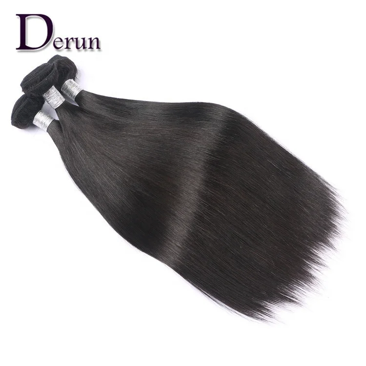 

Qingdao Derun Hot Selling No Shedding Virgin Brazilian Human Hair Silky Straight Cuticle Aligned Hair with One donor Hair