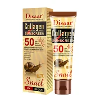 

Disaar Collagen and Snail Sunblock SPF 50 organic sunscreen cream for all skin