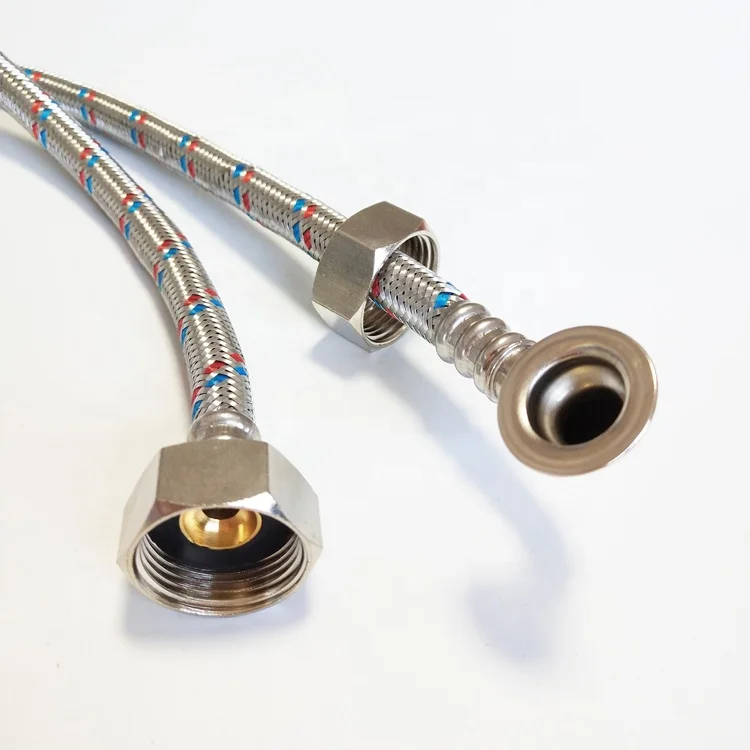 
High Quality Flexible Stainless Steel Braided Washing Machine Hose with ACS CE watermark WRAS certificate 