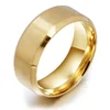 Fashion Silver Black Gold Men Ring Stainless Steel Ring Fashion Mens Rings Stainless Steel