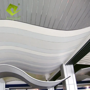 Aluminum Curved Ceiling Panel Decoration Curved Panels Metal