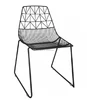 colorful arrow metal wire chair
