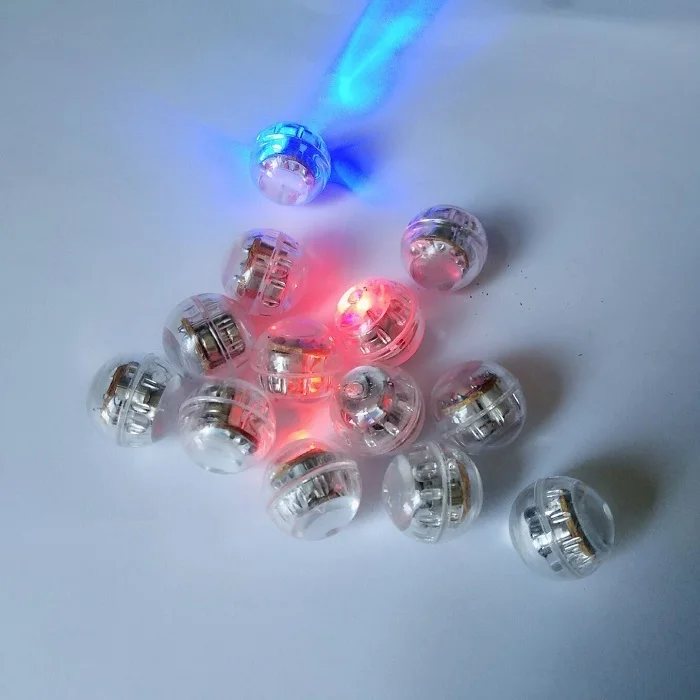 Led Luminous Flashing Plastic Waterproof Led Light Ball Mini Motion Led