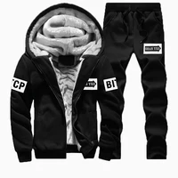 

Made in China zippered cardigan pullover thick winter hoodie men's hoodie sample custom printing sweatshirts sport suit