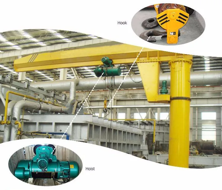 Hoist Marine Pivot Arm Crane 20 ton