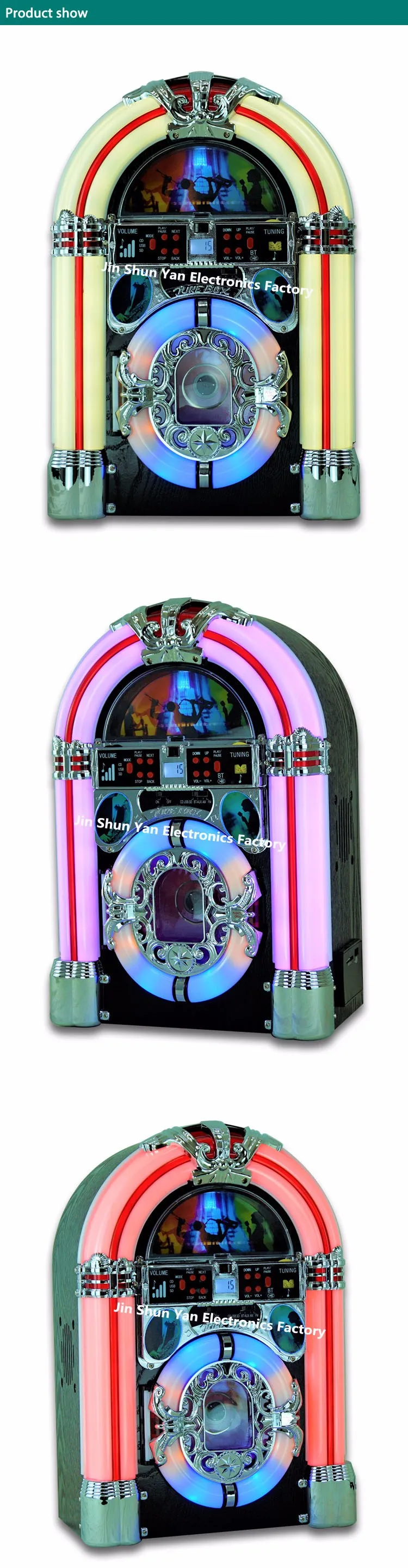 Desktop Jukebox Small And Unique Cd Player Bluetooth Digital Jukebox
