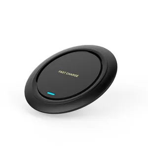 Ultra Thin Round Wireless Charging Pad iPhone Galaxy