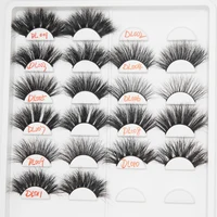 

Private Label Fluffy Mink Lashes 25mm Eyelashes Long 3d Mink Eyelashes