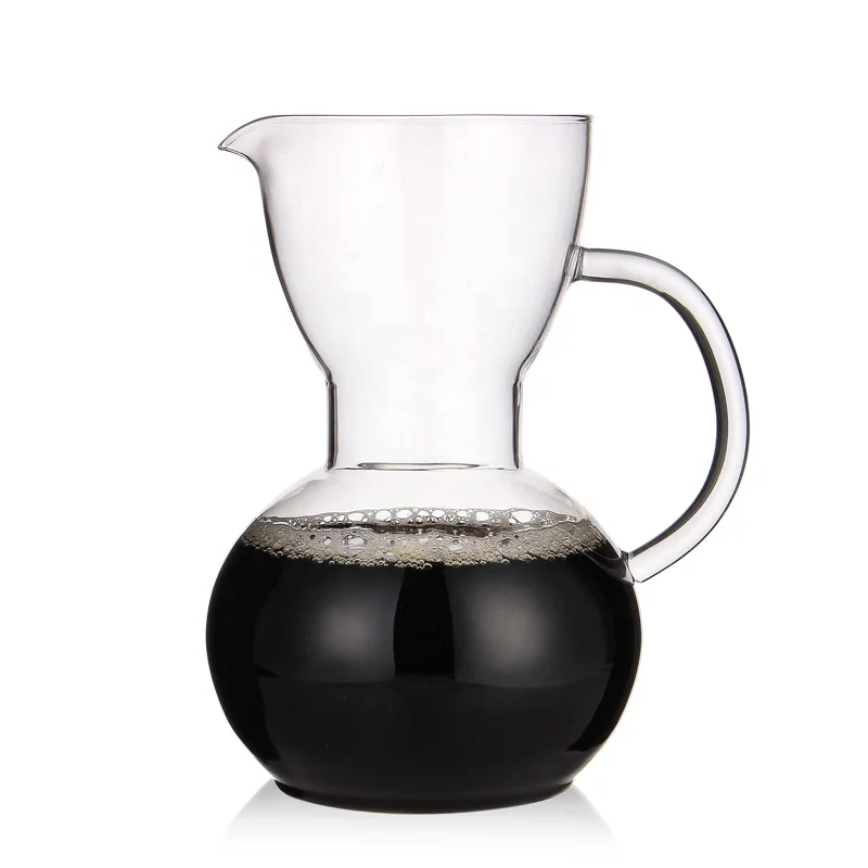 

Factory direct supply High borosilicate glass coffee pot for home, Transparent