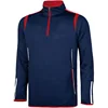 High quality lightweight training sweatshirt custom men's half zipper threshold ex-factory price