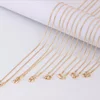 European and American popular simple design necklace fashion box chain snake bone gold chain necklace jewelry