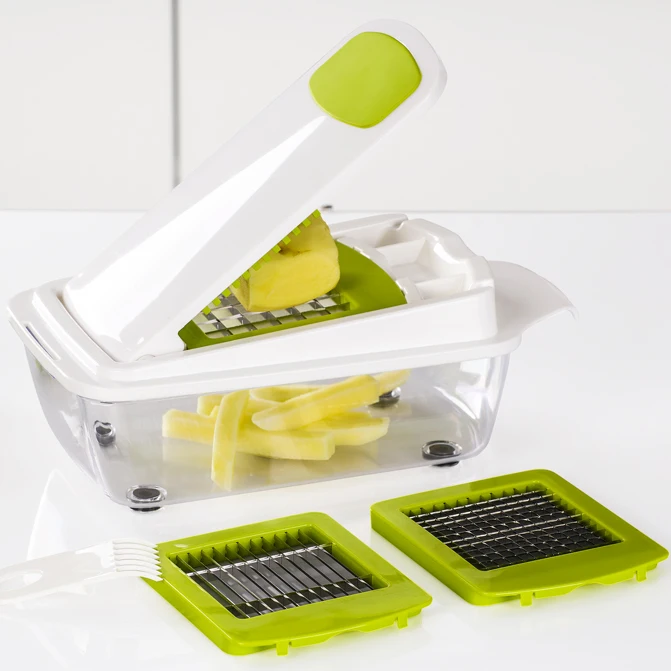 Smile mom Multi Potato Garlic Food Cutter Slicer Dicer Fruit Manual Vegetable Kitchen Cutter