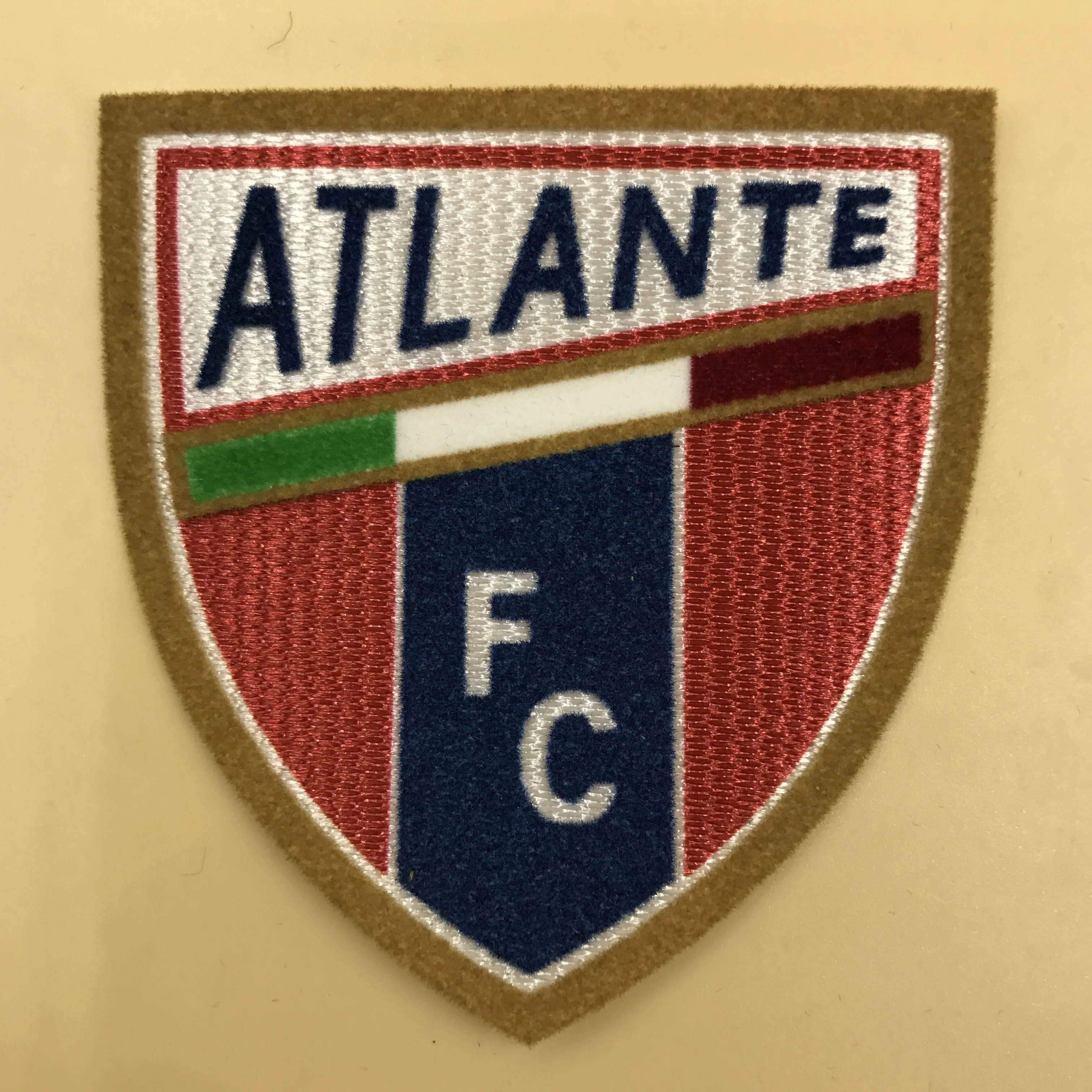 

Trade Assurance Wholesale Custom Soccer Team Jersey Flocking Patch Heat Transfer 3D Flock Patch, Custom color