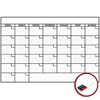 Wholesale dry erase yearly wall calendar whiteboard