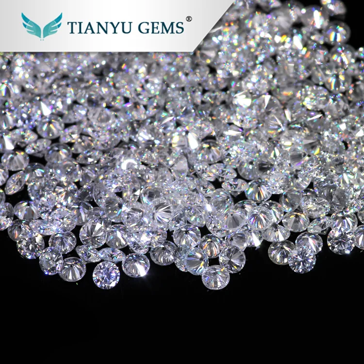 

Wholesale 0.8-3mm VVS excellent cut small size White moissanite precio diamond price per carat