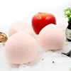 Korea Hot New Selling Product Custom Shaped P Peach Spun Sugar Steamed Buns Shaped Super Soft High Rebound Makeup Make Up Sponge