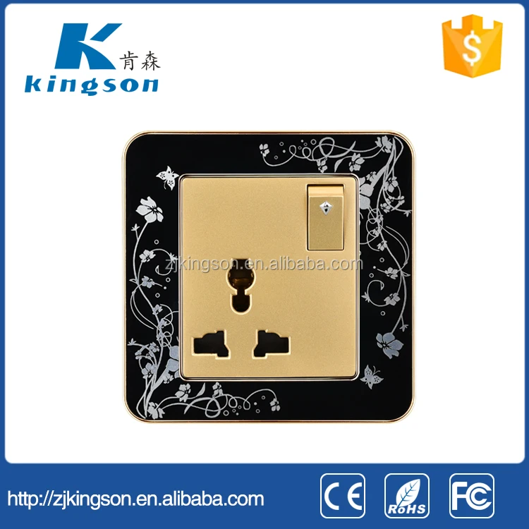 완벽한 파키스탄 스타일의 벽 13A 전환 멀티 소켓/무선 스위치