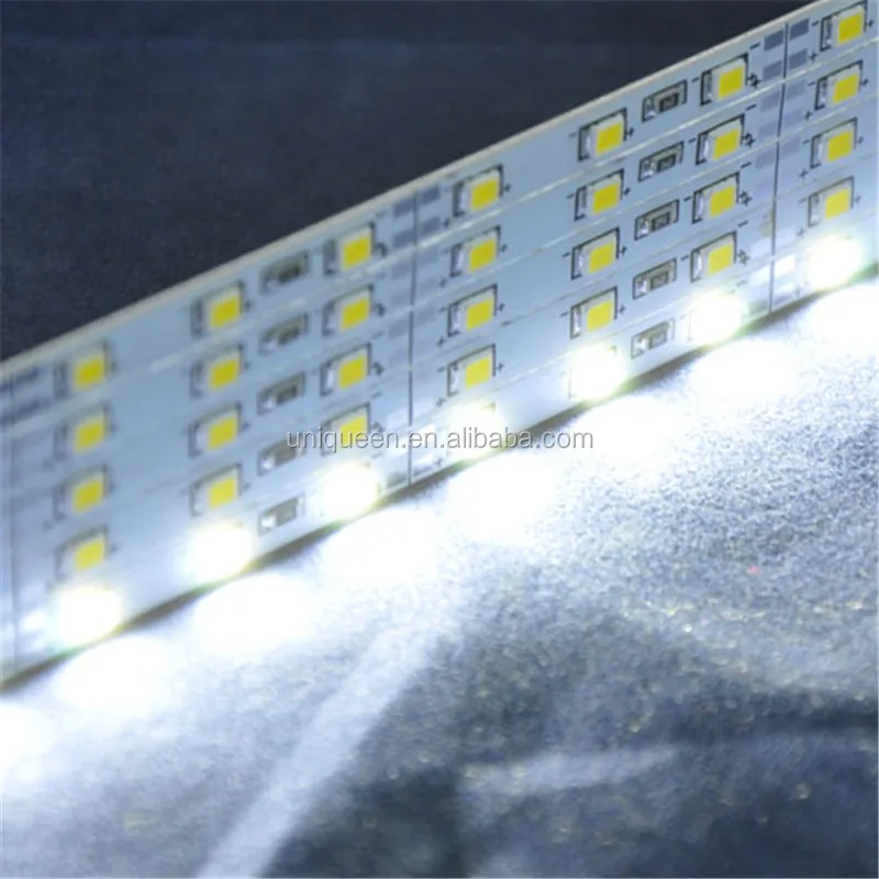 

Free Shipping Cheaper Price 2835 PCB 4mm Rigid Smd Aluminum Led Strip Bar in Cool White, Cold white/ cool white