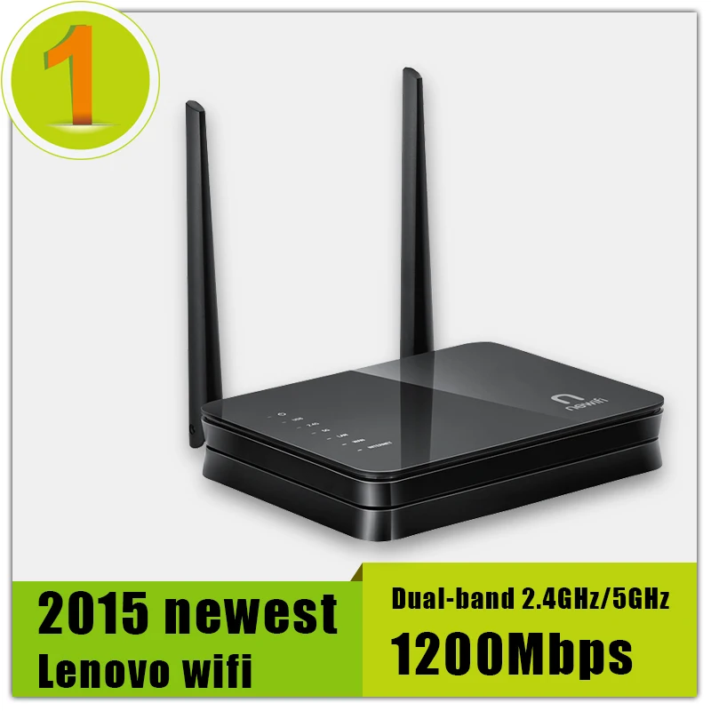 Store Promotion 100 Original Lenovo Wi fi Router Dual band 2 4GHz 5GHz Maximum 1200Mbps Support