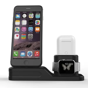 4 1 Silicone Charging Station iPhone Apple Watch & AirPods