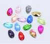 17*28mm sew on tear drop crystal glass stone for wedding dress decoration For Hair Clothes Sewing on Clothing