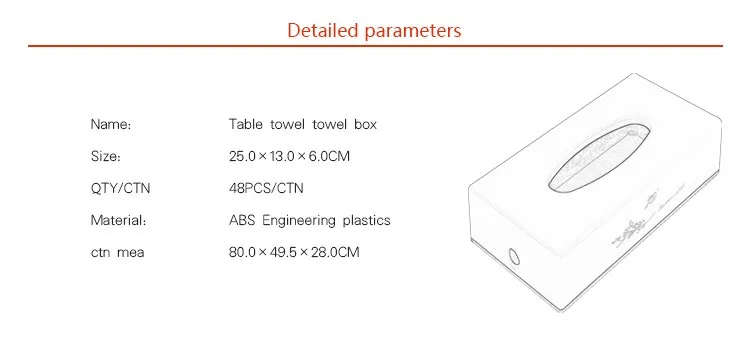 tissue box measurements