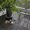 block tile interlocking deck tiles wpc diy tile top dining table