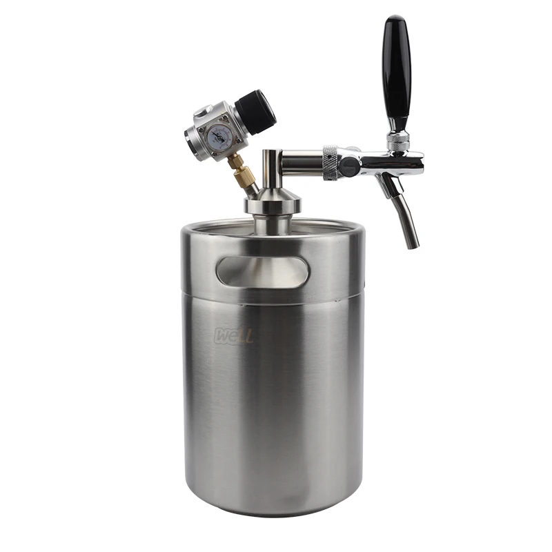 One Gallon Pressurized Mini Beer Kegs System Co2 Cerveza Empty 5l 10l ...