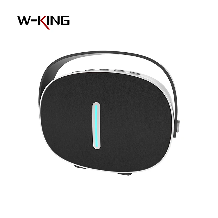 

W-King T6 Portable Wireless Music Bluetooth Speaker Bulk Wholesale Microphone Bluetooth Speaker, Gray/black