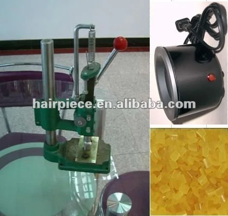 Keratin Prebonded Hair Extension Making Machine Flat Tip Hair