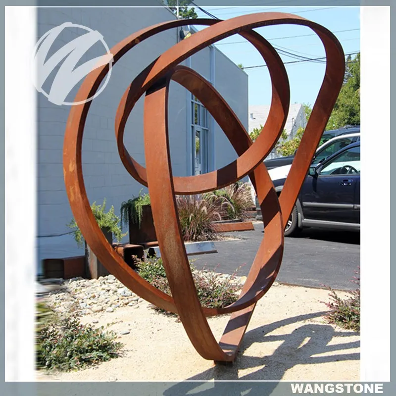 abstract garden sculpture