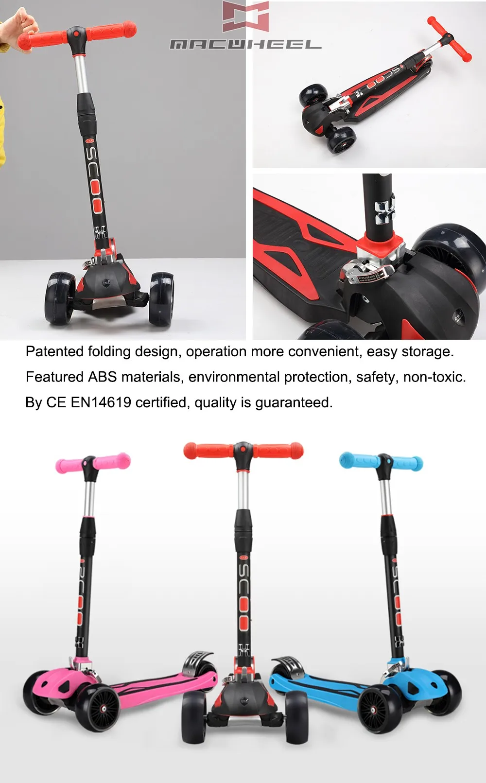 Excellent Quality Chinese Skate Scooter Decathlon Manufacturers For
