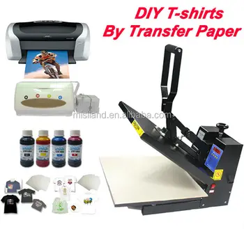 sublimation shirt paper import material transfer printing heat inkjet iron cotton fabric light machine larger