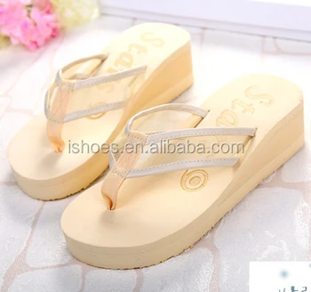 high heel rubber slippers