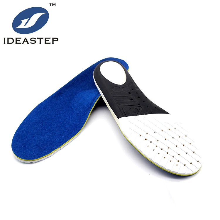 

Ideastep top class unique perforated eva molded foot arch pad support orthotic insoles for collapsed arches, Blue