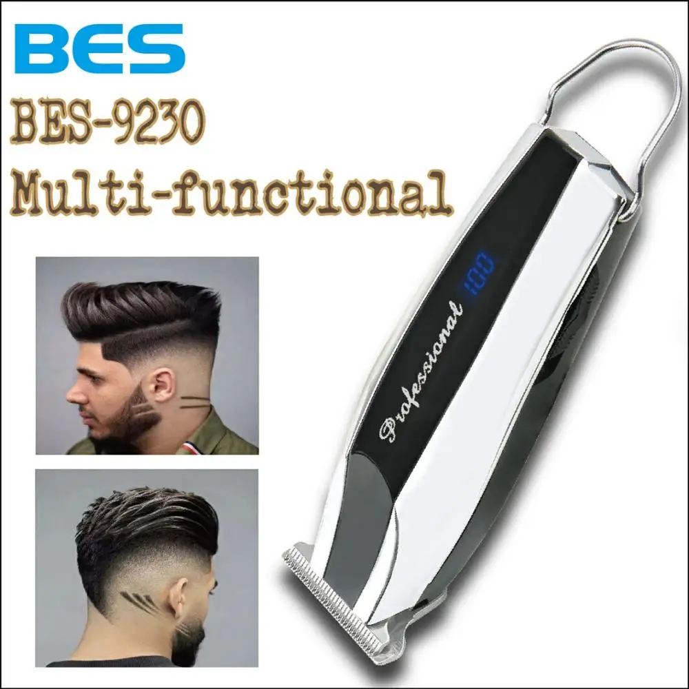 
BES-9230 Hot sale New Barber Favorable Cordless Battery Rechargeable Electric Hair Clipper Trimmer 