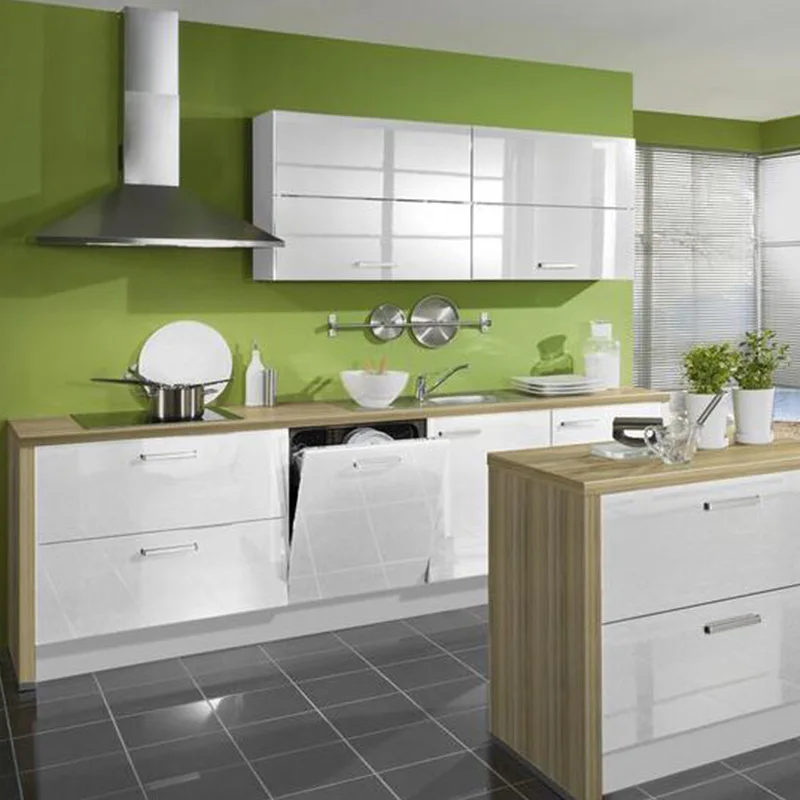Ready Made Modern Modular Pvc Kitchen Cabinets For Home Furniture - Buy