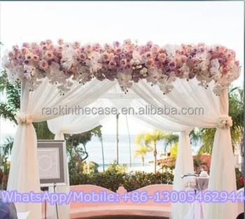 Hot Sale Used Pipe And Drape Dubai Curtain Fabric Flower Wall
