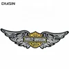 Custom embroidered patches patch motorcycle wing chain embroidery applique for clothing