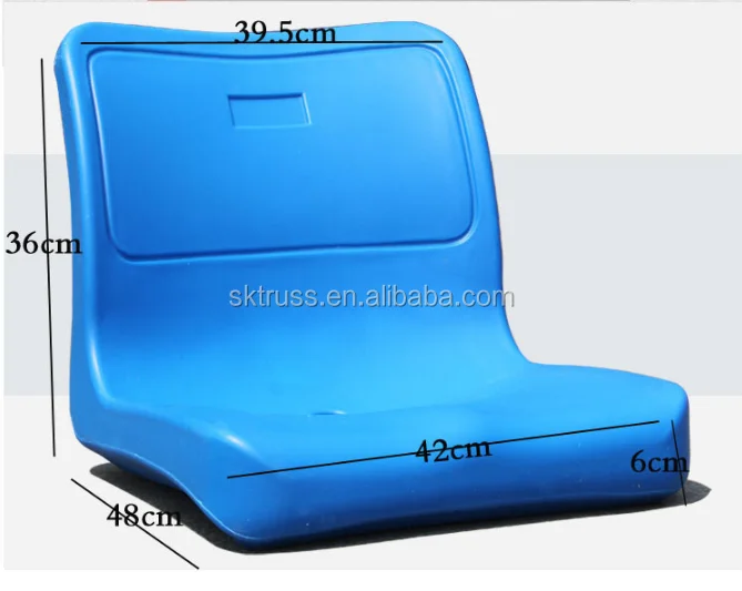 Factory direct sell stadium seats football stadium plastic bleacher chair