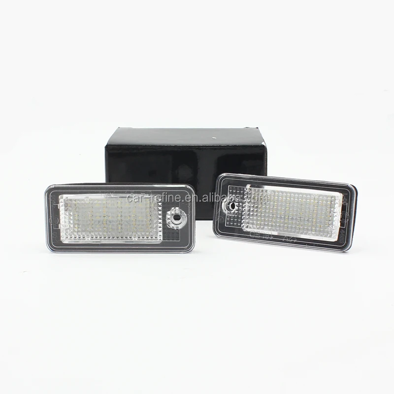 Error Free 18smd Led Tail Number License Plate Light For Audi A3 8p A6