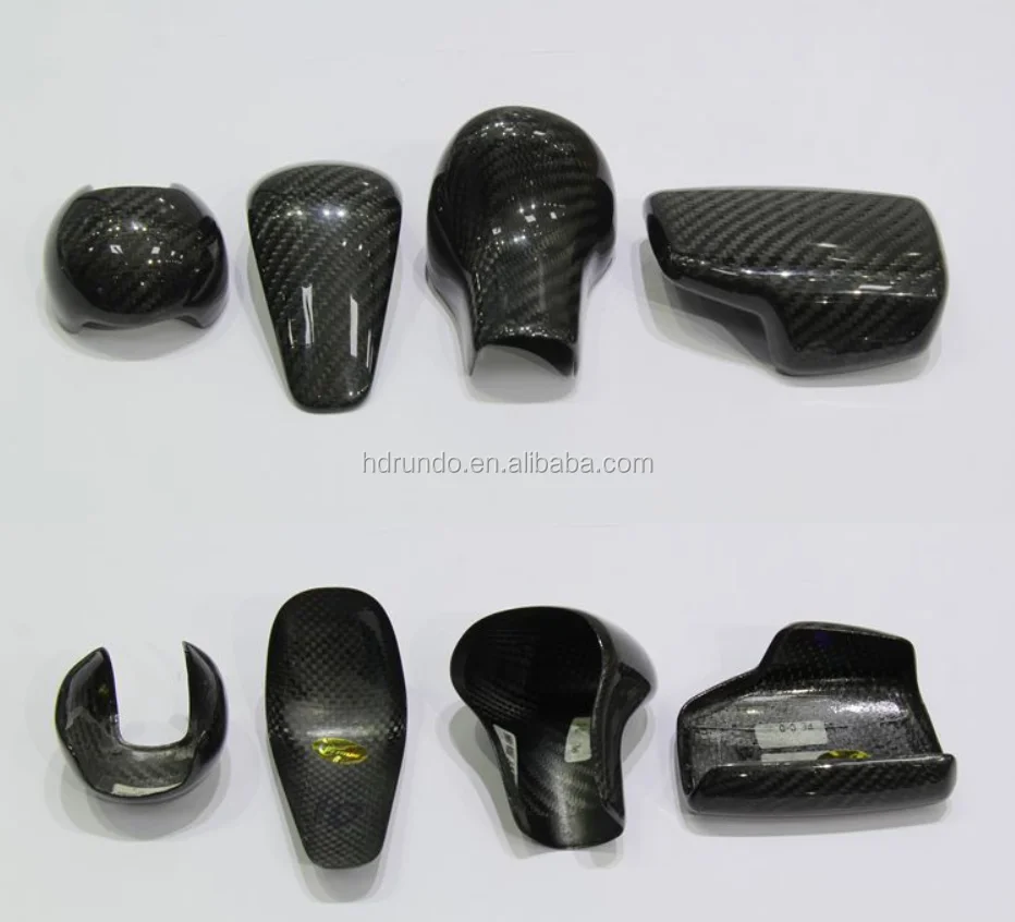 For Audi A3 A4 A5 A6 A7 Q5 Q3 Carbon Fiber Gear Shift Cover - Buy For